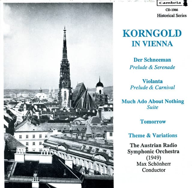 Violanta, Op. 8, Prelude: Carnival cover art