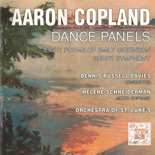 Copland: Dance Panels; Eight Poems of Emily Dickenson; Short Symphony cover art