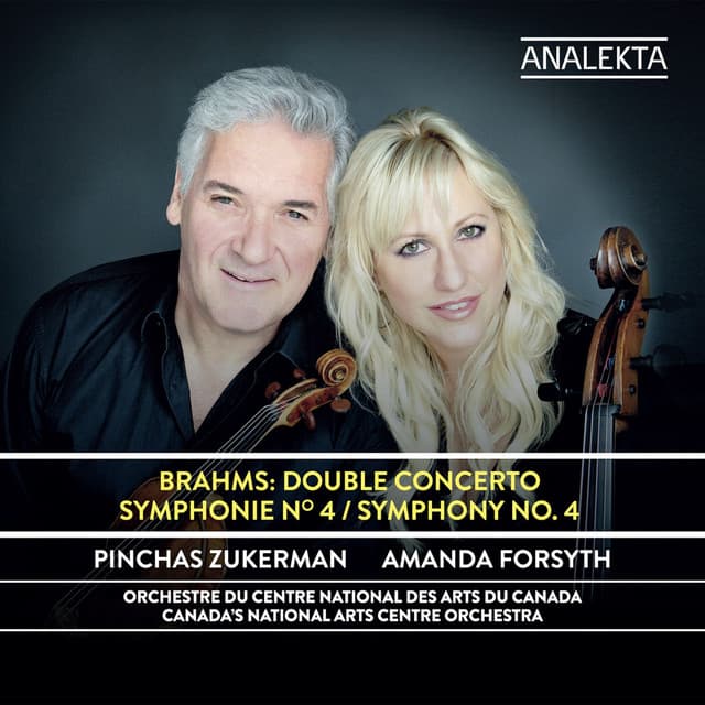 Brahms: Double Concerto - Symphony No. 4 cover art