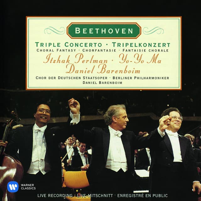 Beethoven: Triple Concerto for Violin, Cello and Piano in C Major, Op. 56: I. Allegro cover art