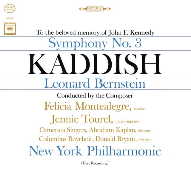 Kaddish, Symphony No. 3 (To the Beloved Memory of John F. Kennedy): I. Invocation - Kaddish 1 cover art